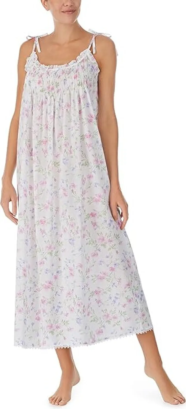Eileen West Tie Strap Modern Gown (Spring Garden) Women's Pajama