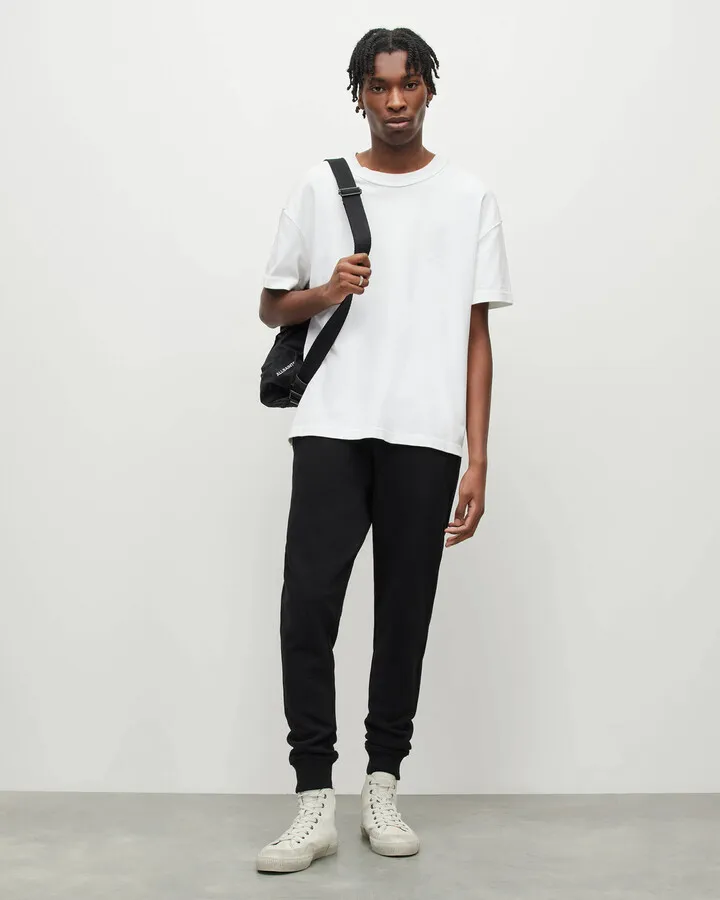 Raven Cuffed Slim Sweatpants - Black