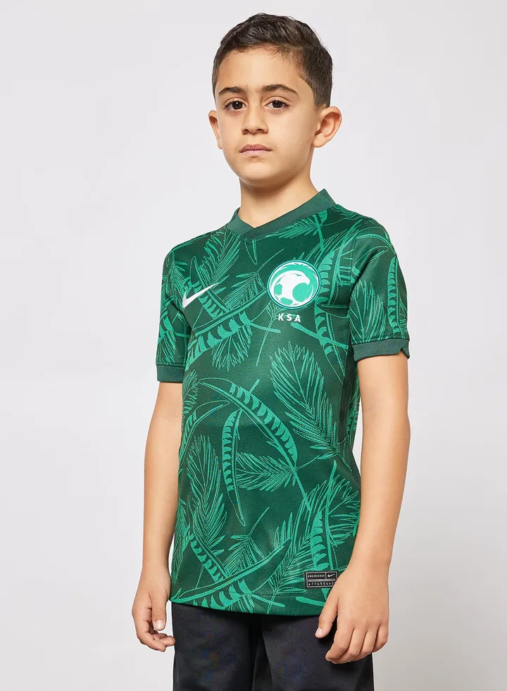 Older Kids Saudi Arabia 2020 Stadium Away Jersey Green