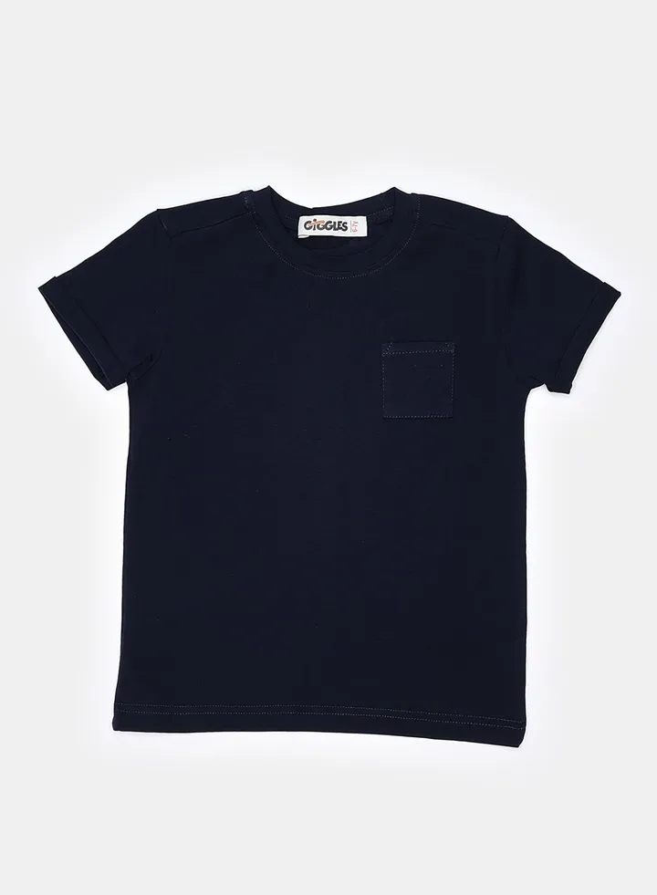T.SHIRT BASIC Navy Kids Boys