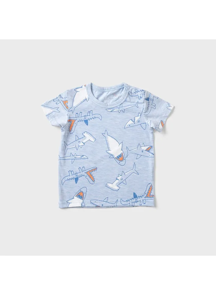 T-shirt Baby Boy Baby Blue