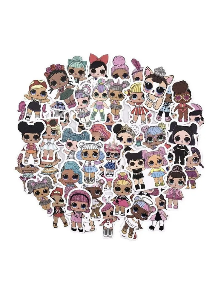 Girls stickers gift share friends school birthday party multicolour