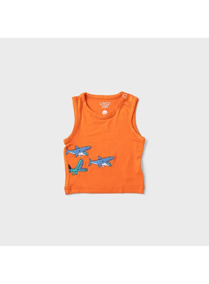 T-shirt Baby Boy Orange