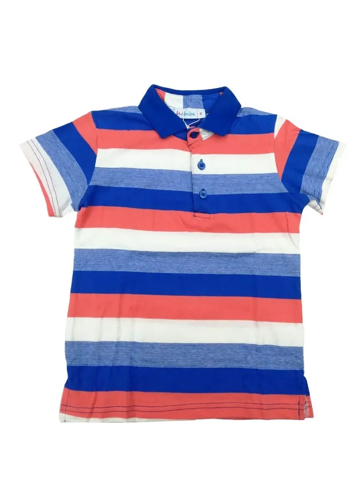 Boys' polo T-shirt, half sleeves