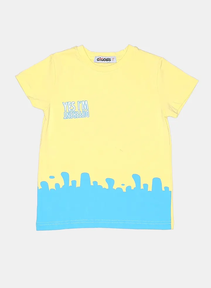 T-SHIRT Pal. Yellow Kids Boys