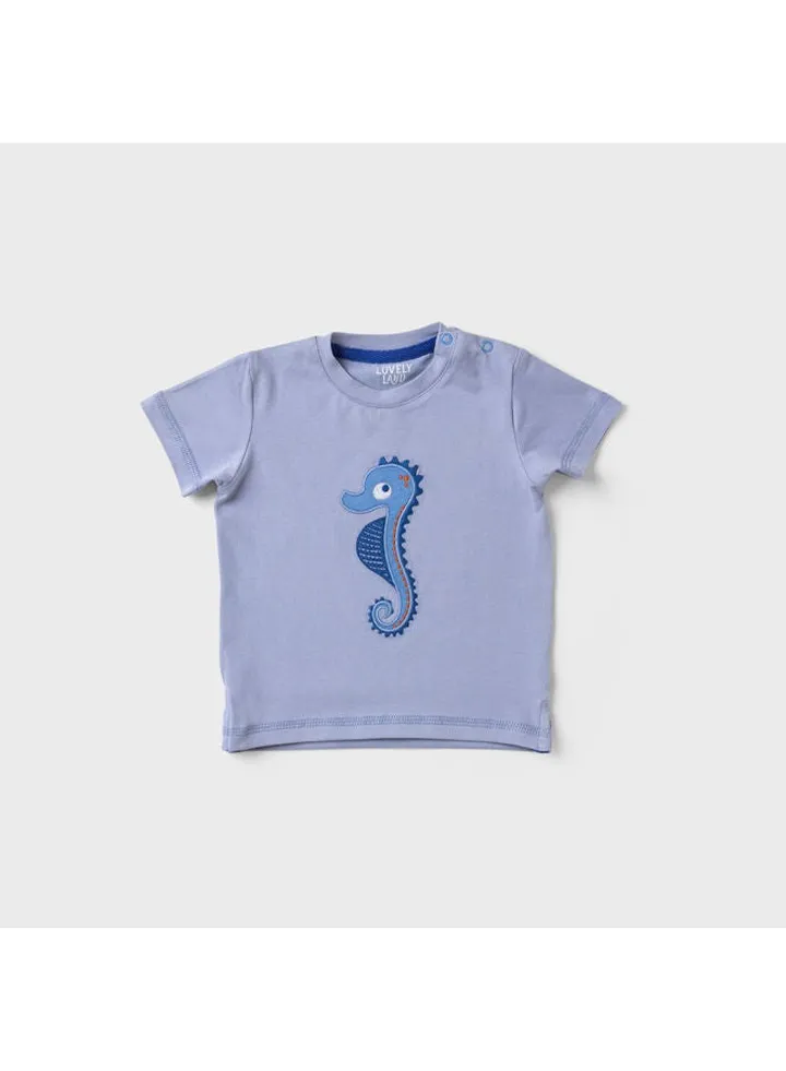 T-shirt Baby Boy Baby Blue