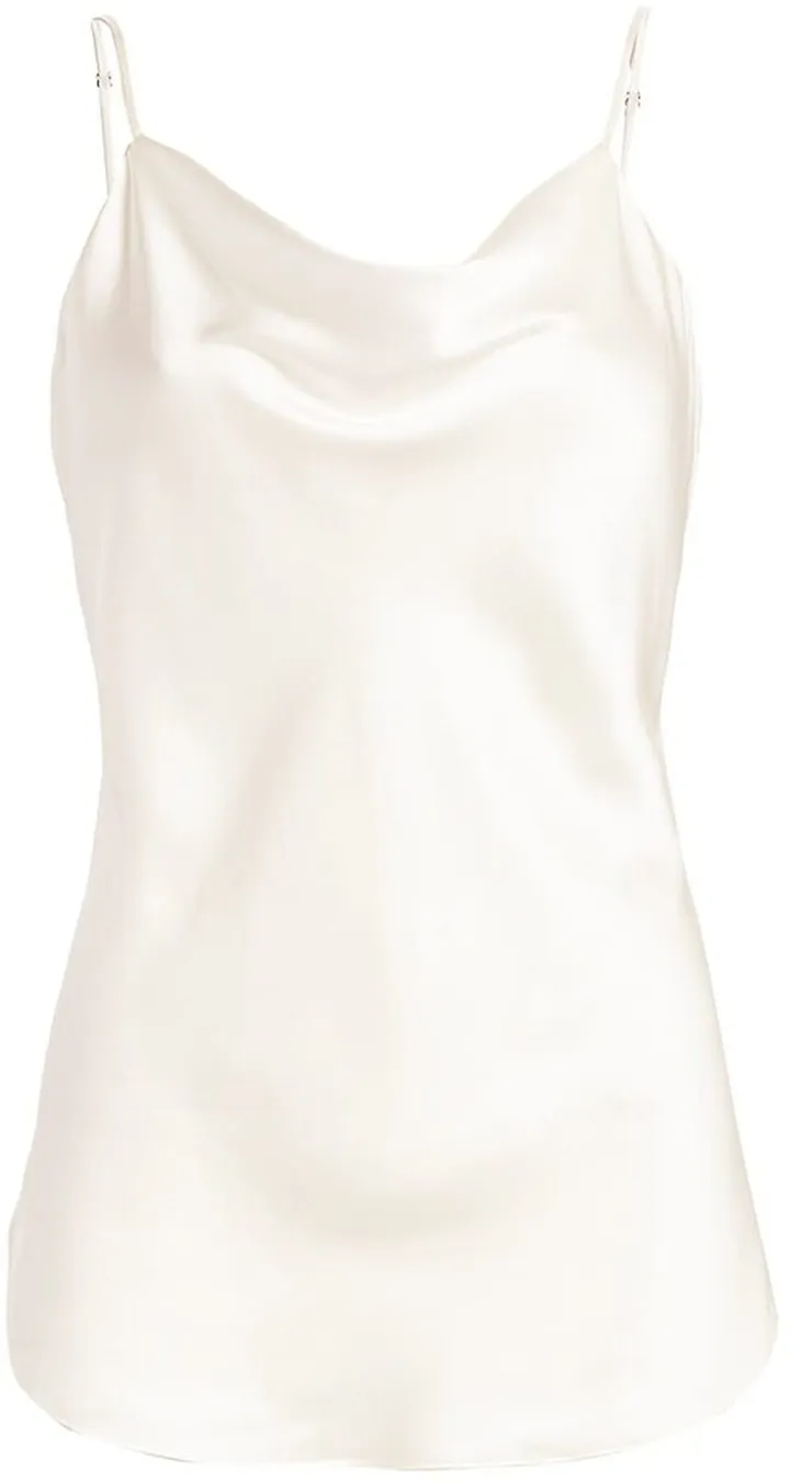 Marta Silk Cowlneck Cami Top