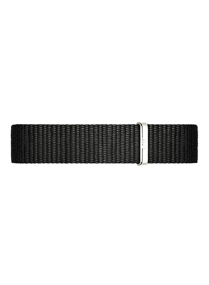 Women's Black & Silver Watch Band 28Mm | Dw