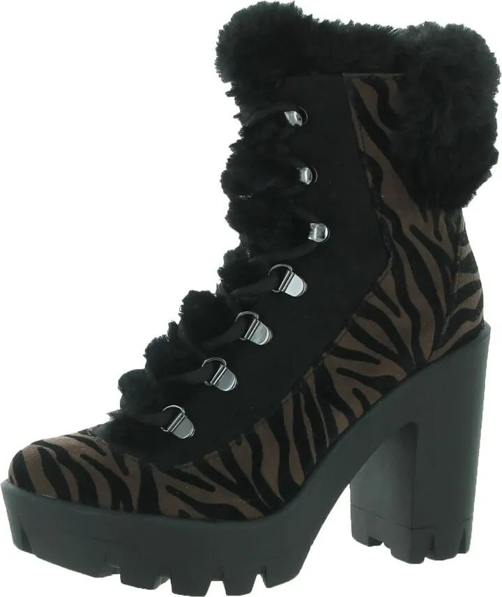 Mikah Womens Platform Combat Boots