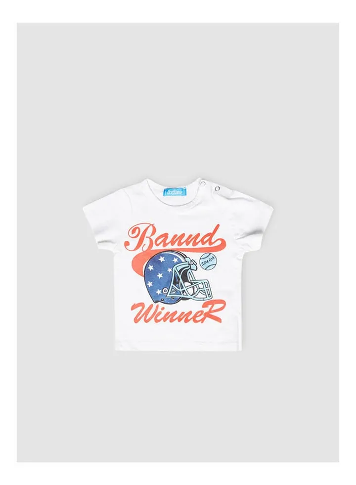 Printed Round Short Sleeve T-Shirt