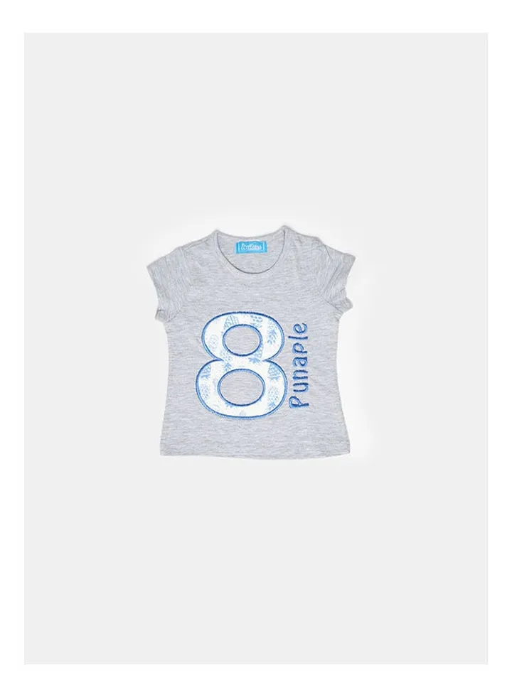 Printed Round Short Sleeve T-Shirt