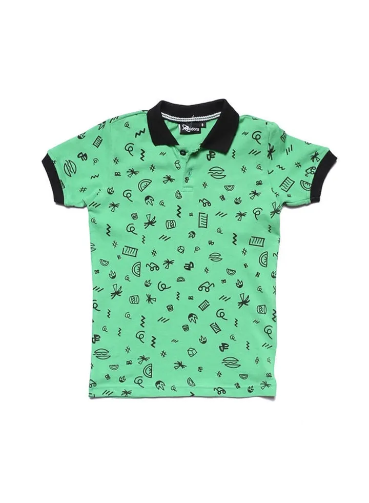 Short Sleeves Cotton Polo Shirt