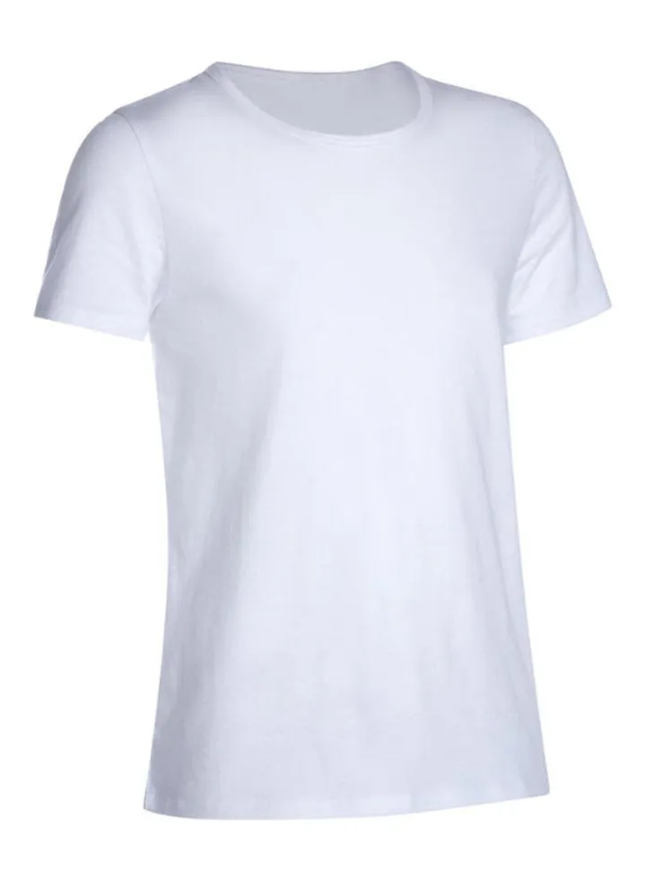 Casual Round Neck T-Shirt White