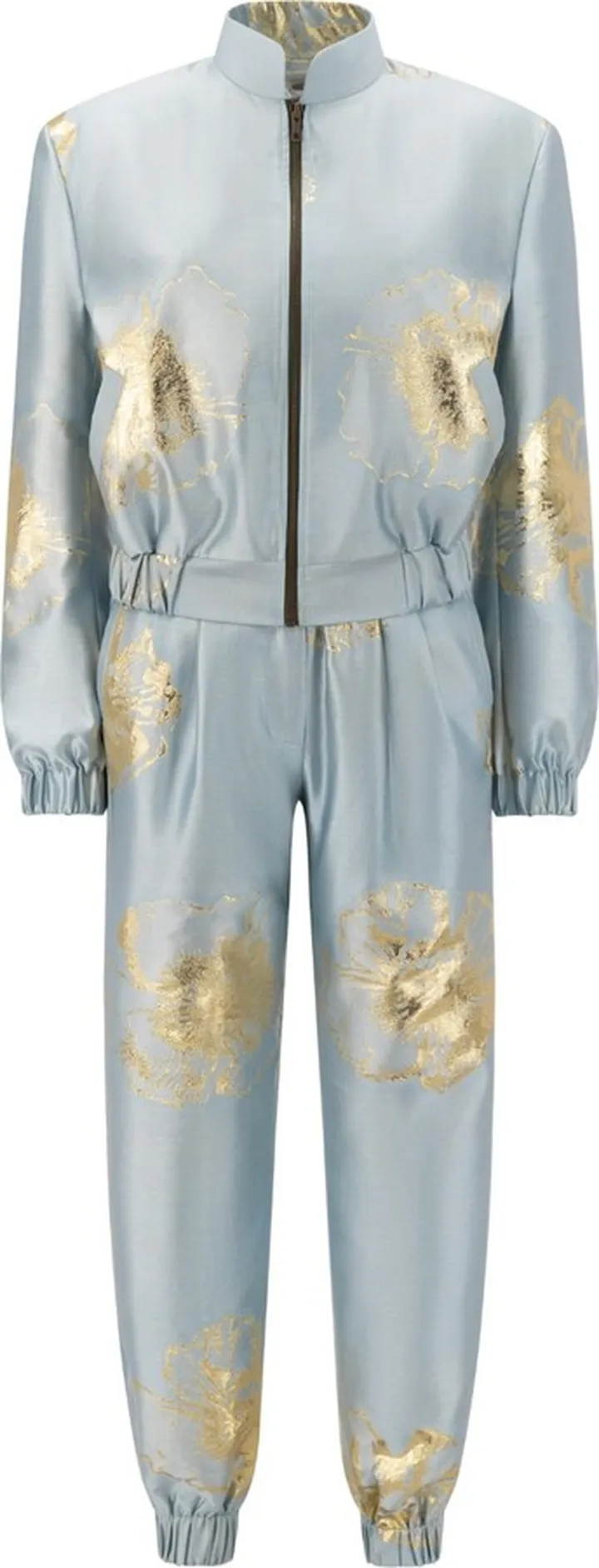 SAVANNA - Bomber Jacket And Tracksuit Trouser Set - Blue