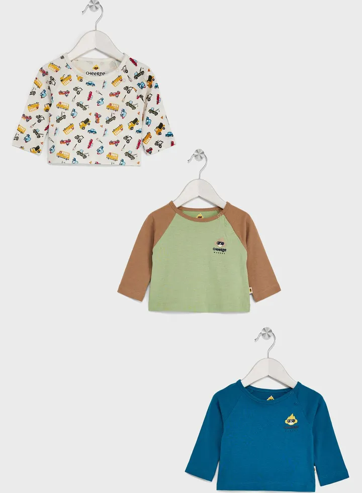 Kids 3 Pack T-Shirt