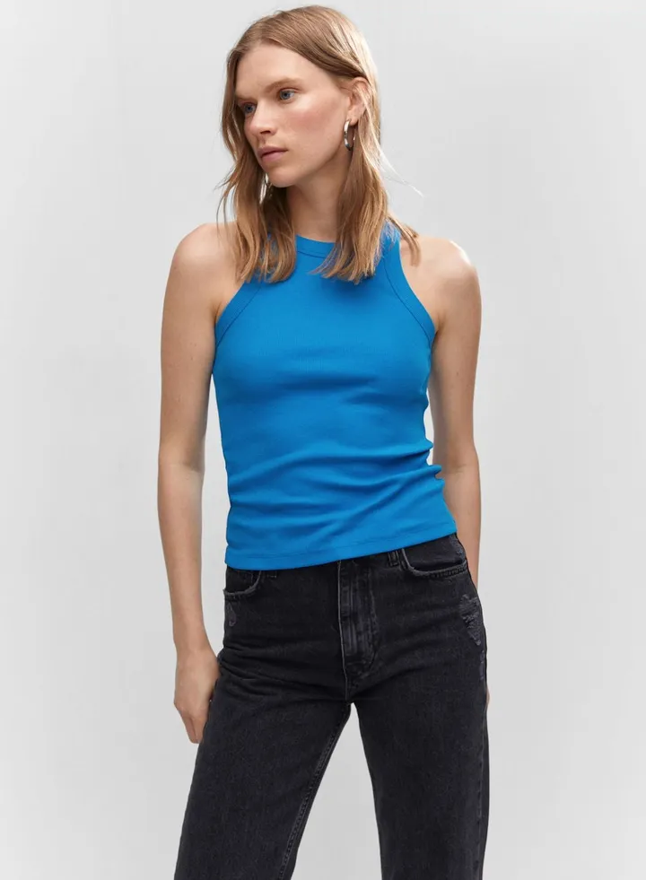 Ribbed Knitted Top