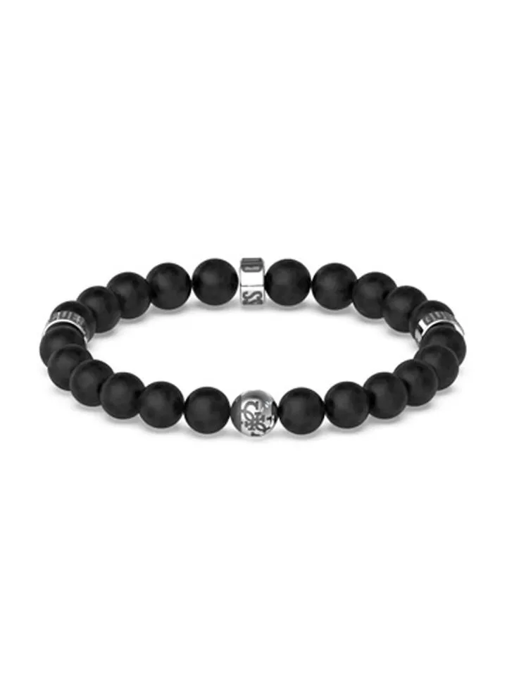 4G Black Beads Bracelet