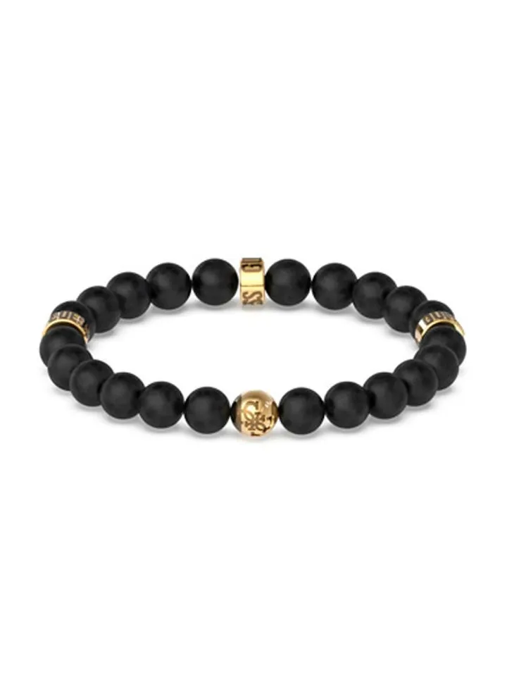 4G Black Beads Bracelet