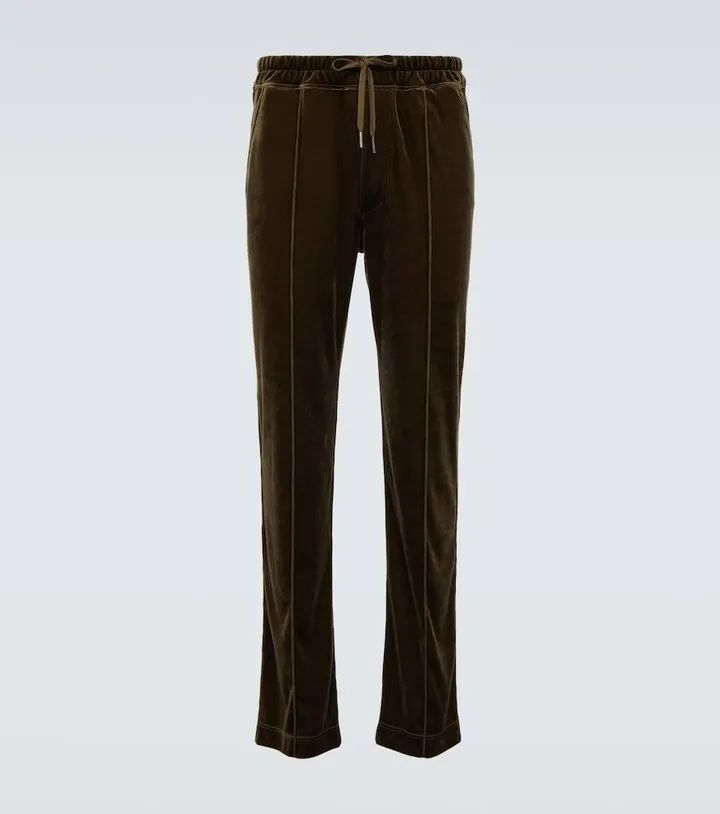 Velour sweatpants