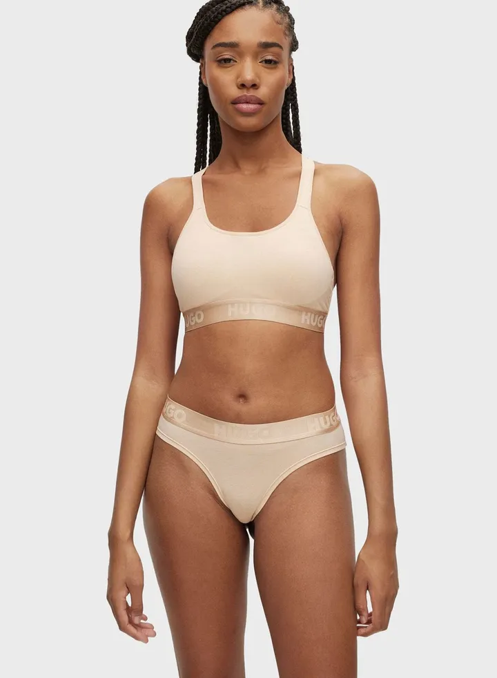 Logo Band High Leg Brief