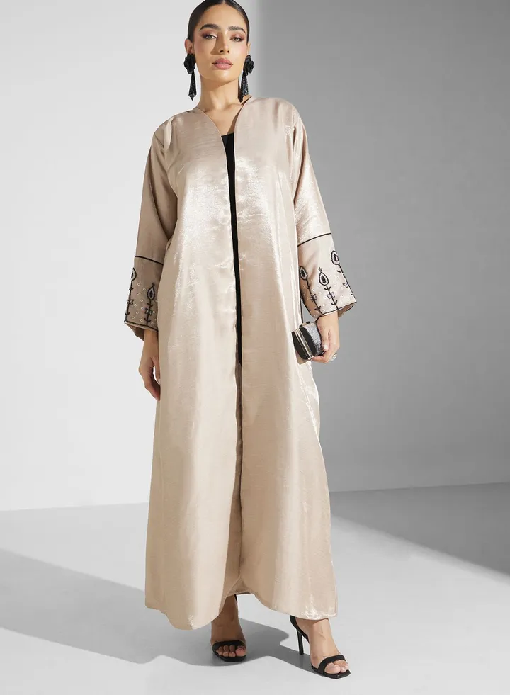 Embellished Detail Abaya