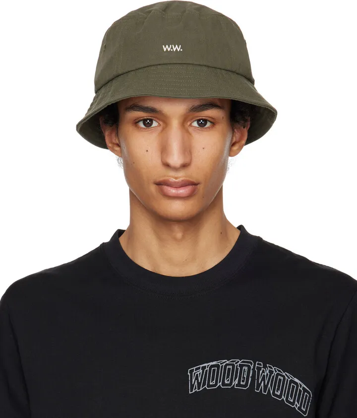 Wood Wood Green Ossian Bucket Hat