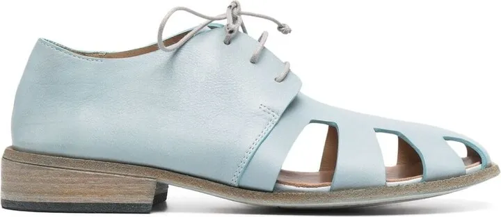 Marcellina leather lace-up shoes