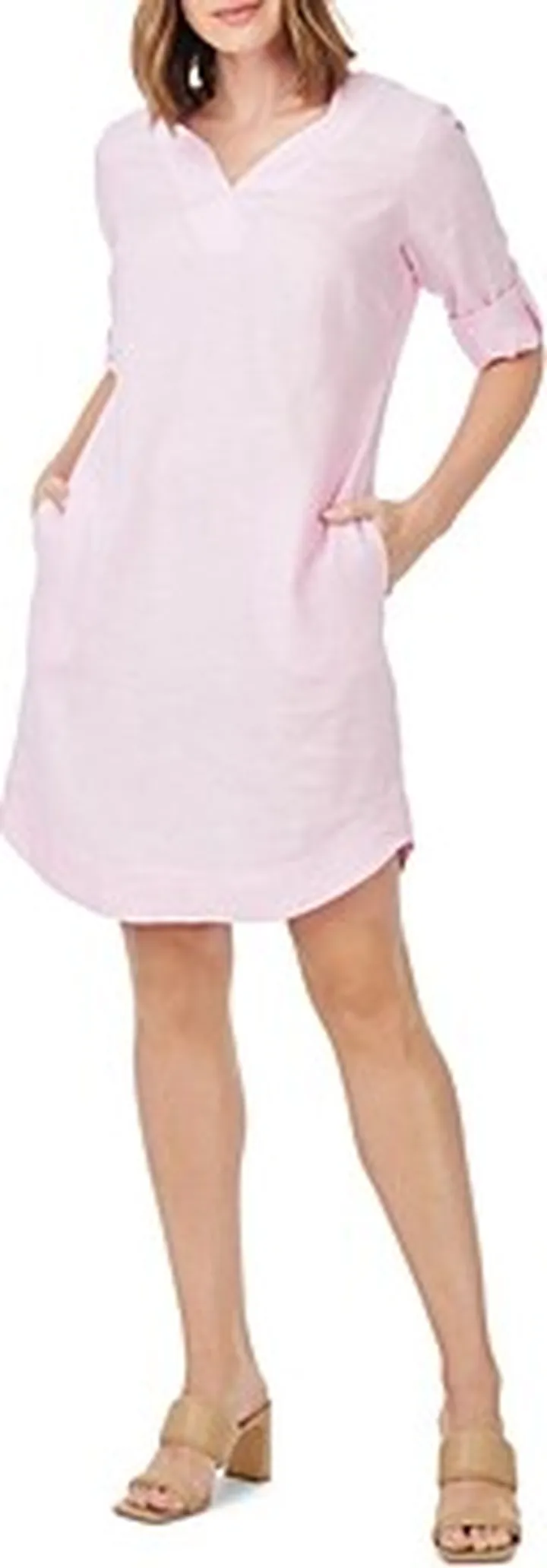 Foxcroft Harmony Linen Tunic Dress