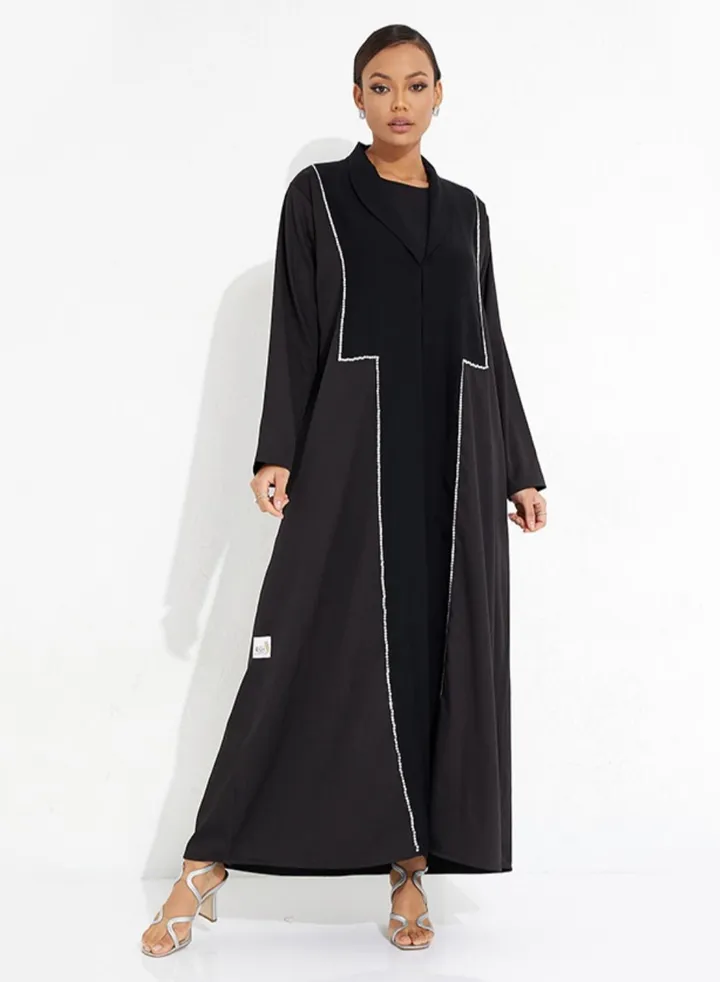Black Jeans Abaya