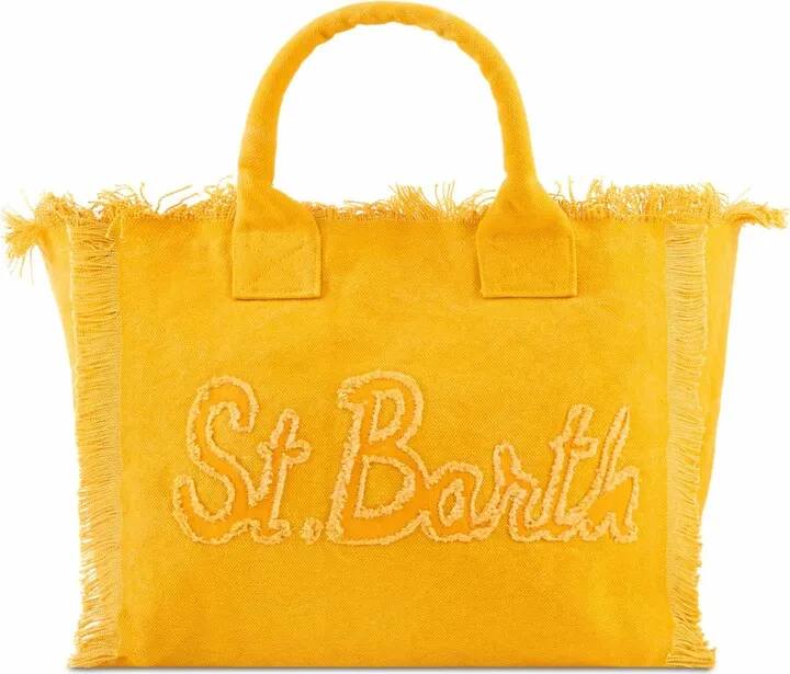 Vanity Ochre Canvas Shoulder Bag