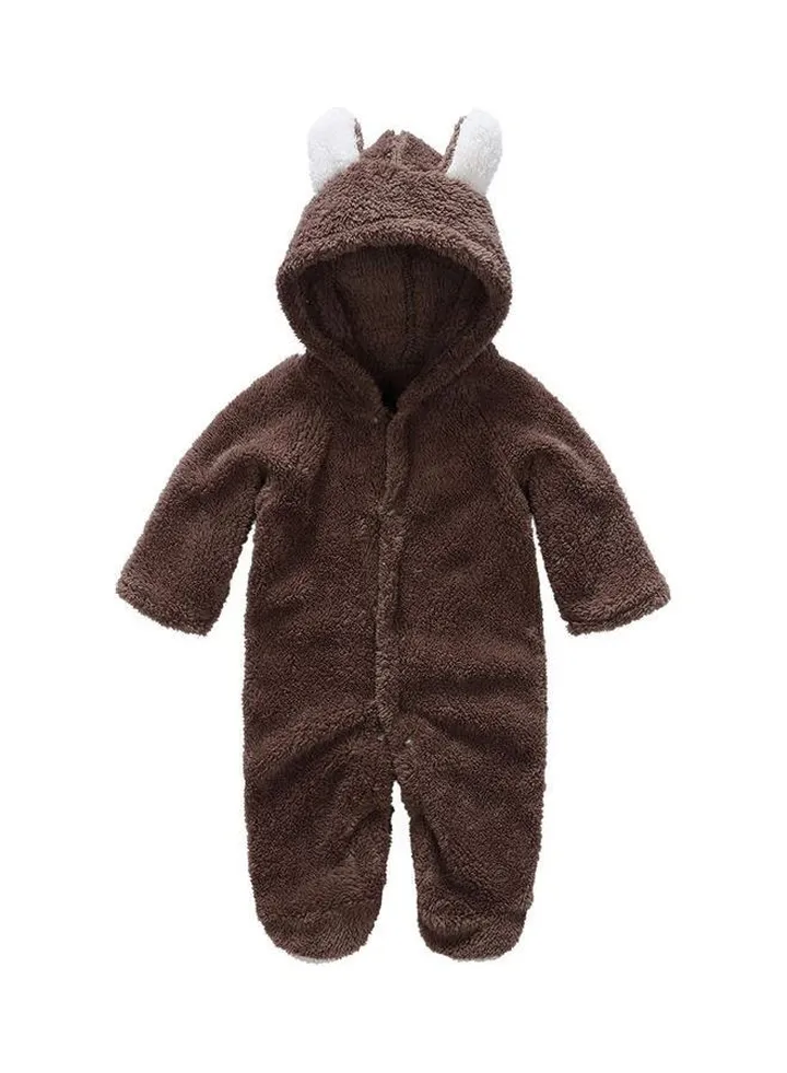 Long Sleeve Hooded Climbing Romper Suits