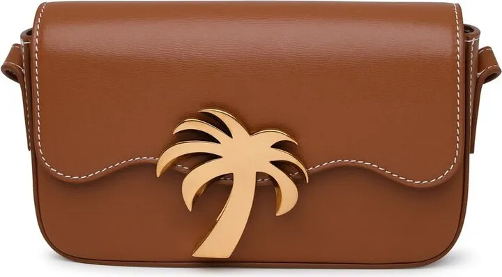 Palm Angels Palm Tree Plaque Shoulder Bag