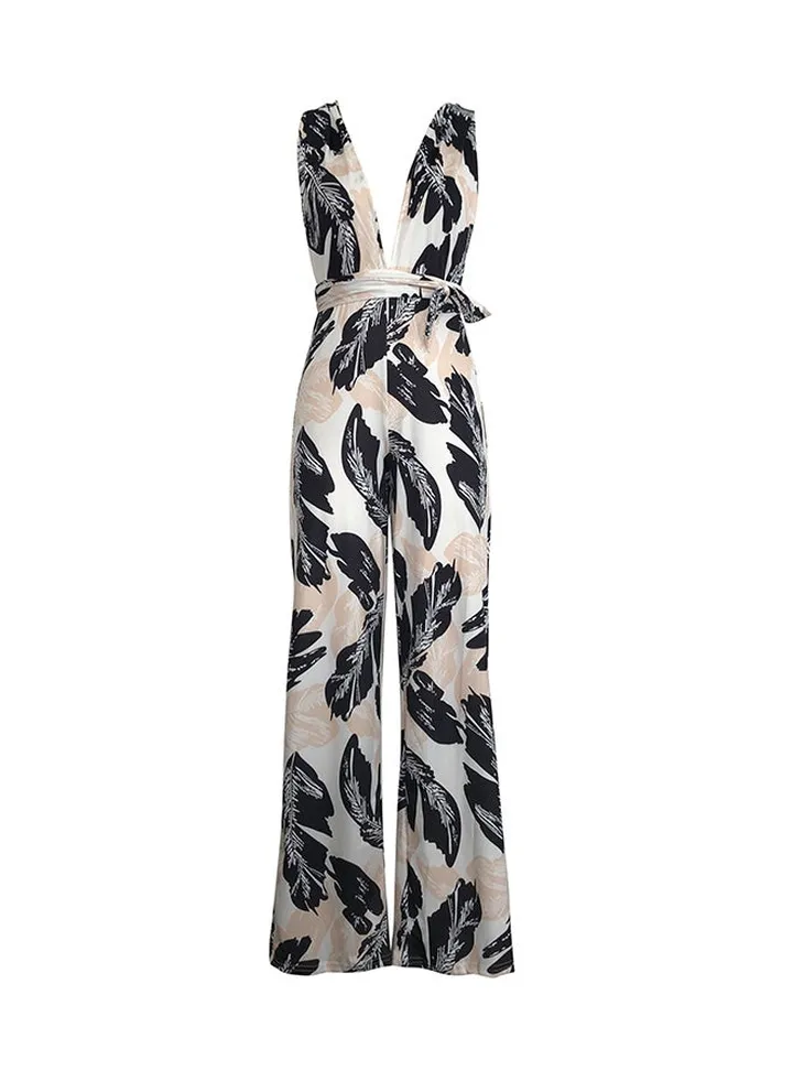 Fashion Summer Straps Jumpsuit Black