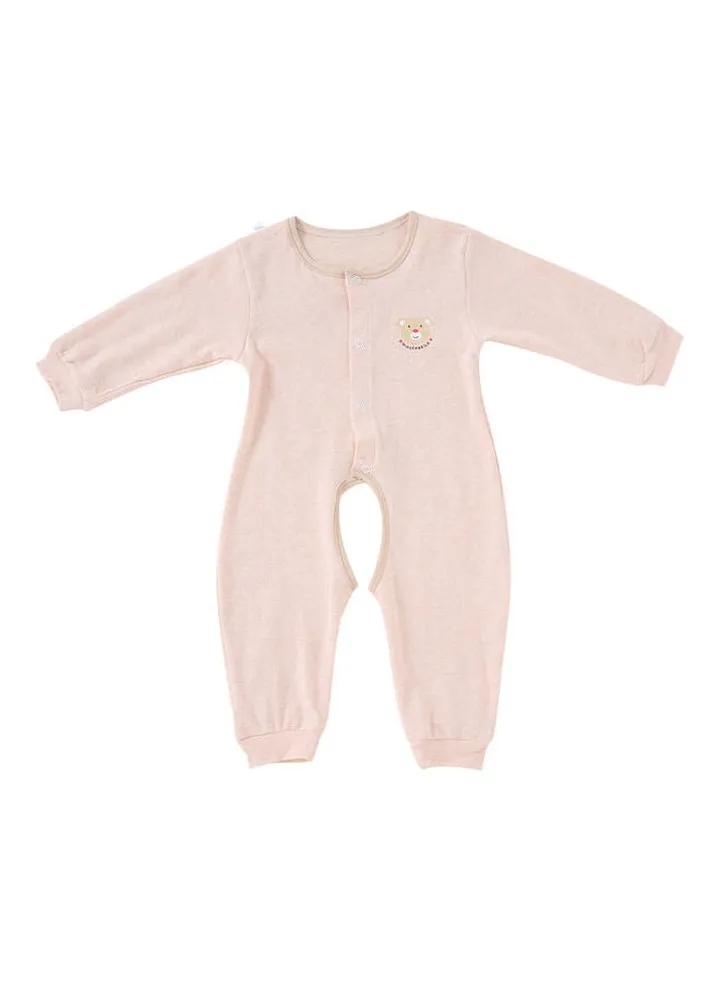 Long Sleeve Jumpesuit Pink