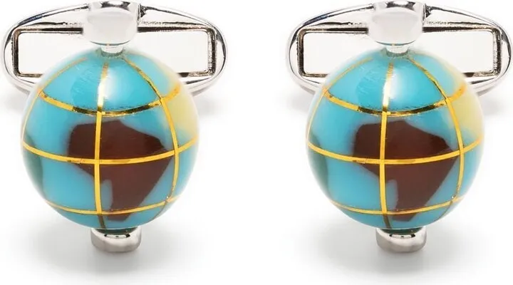 Spinning Globe cufflinks