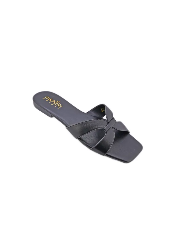 Casual Ladies Slides Black 36