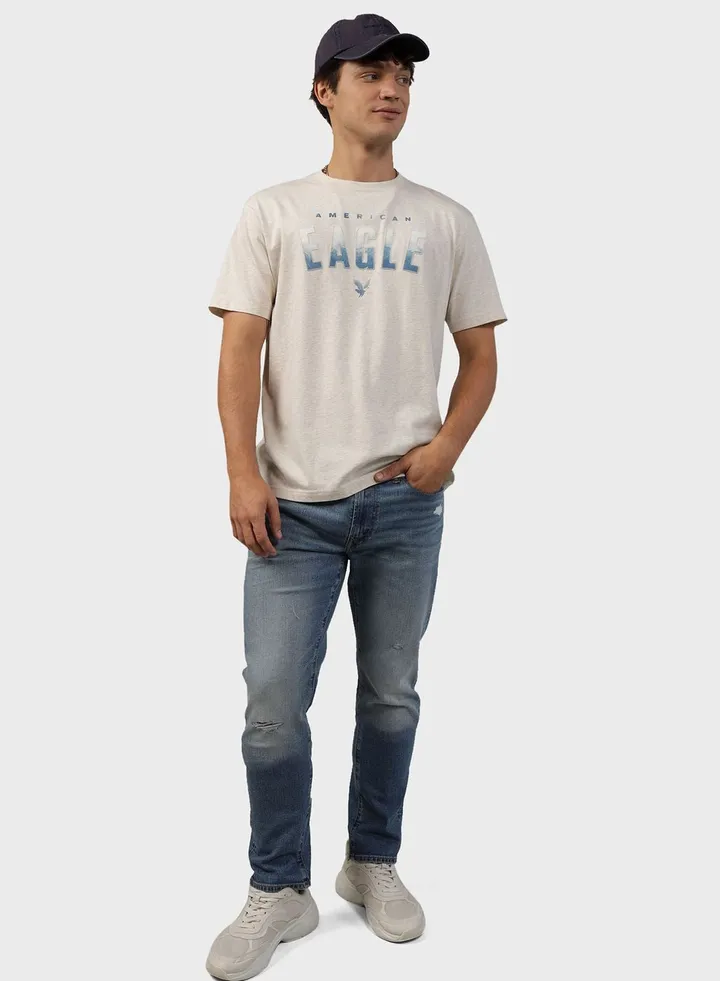 Graphic Crew Neck T-Shirt