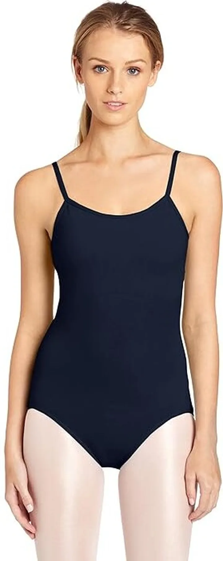 Capezio Women's Camisole Leotard With Adjustable Straps (Navy) Women's Jumpsuit & Rompers One Piece