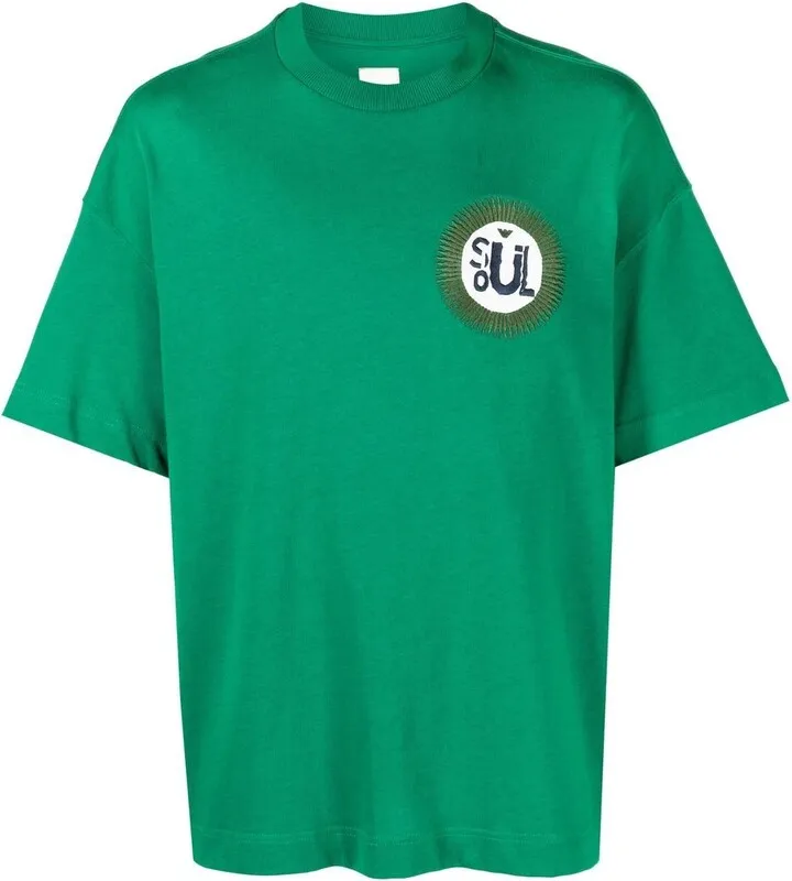 logo-embroidered cotton T-shirt