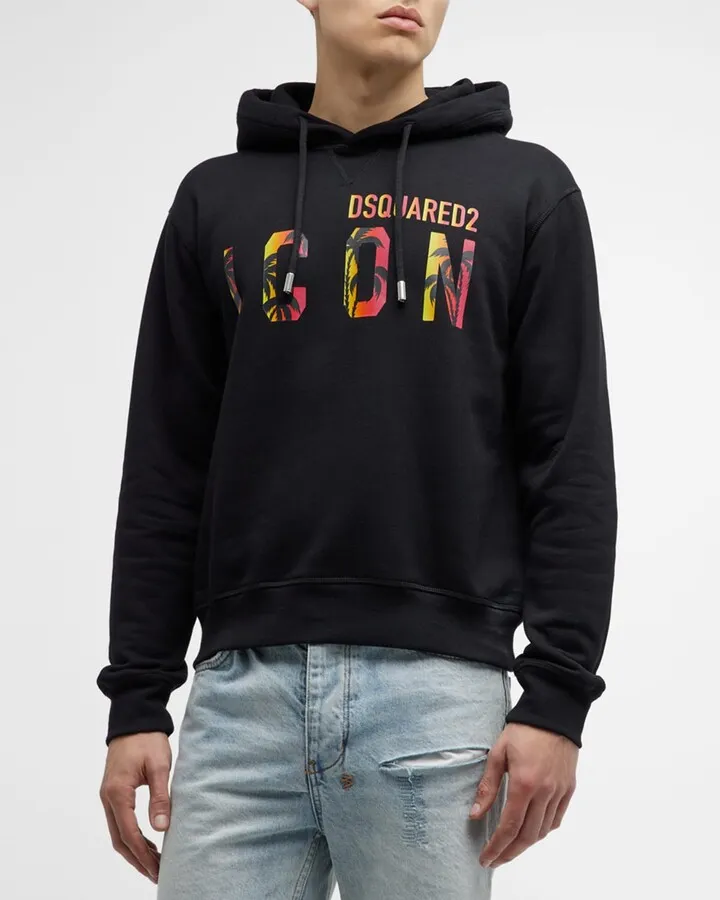 Men's Hawaiian-Print Icon Hoodie