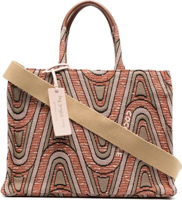 Abstract-Pattern Tote-Bag