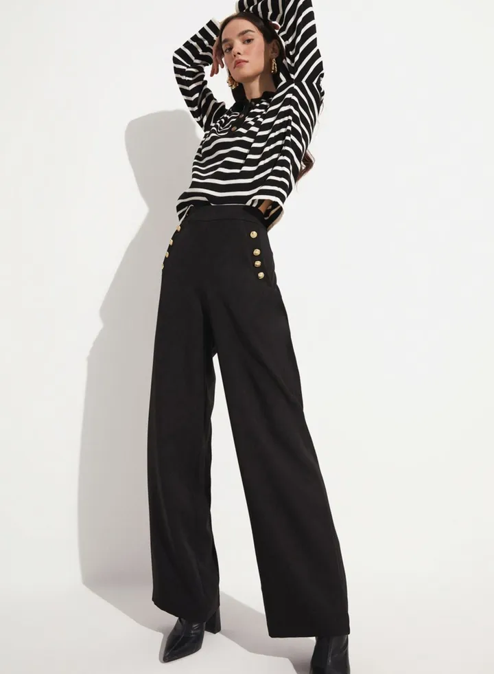 High Waist Palazzo Pants