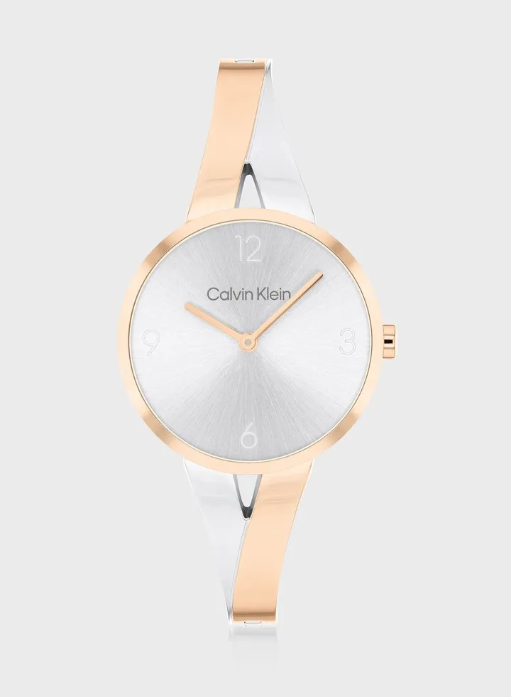 Steel Strap Analog Watch