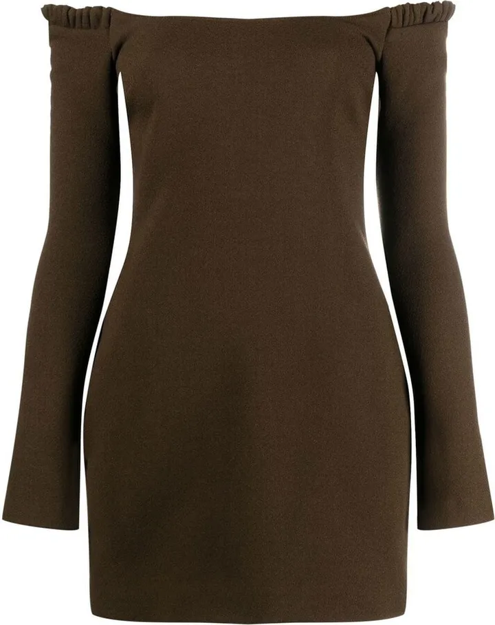 Octavia off-shoulder mini dress