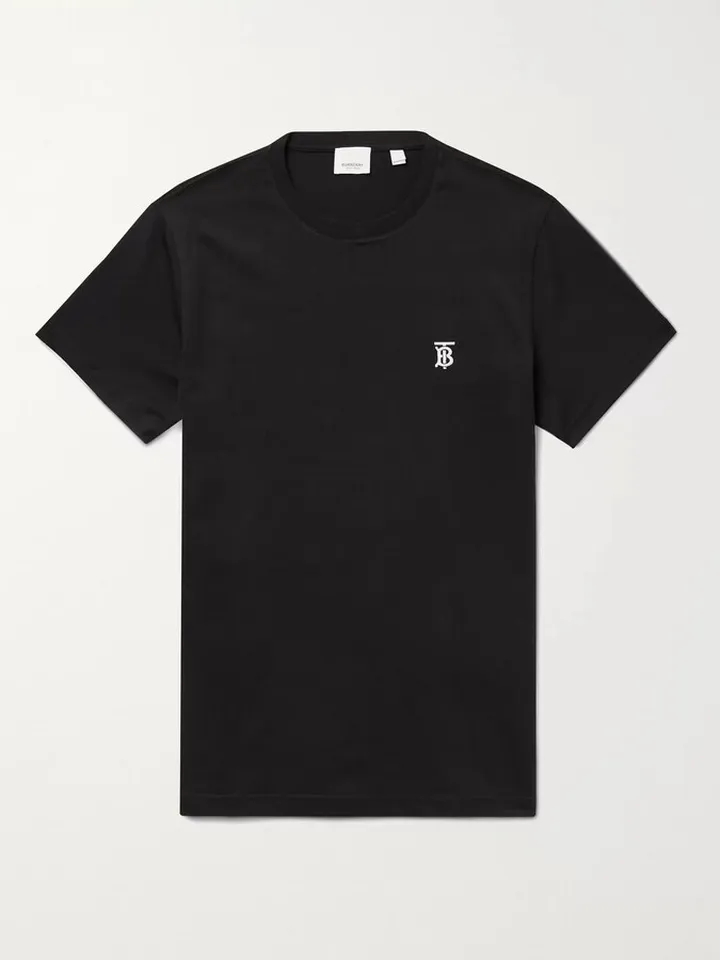 Logo-Embroidered Cotton-Jersey T-Shirt