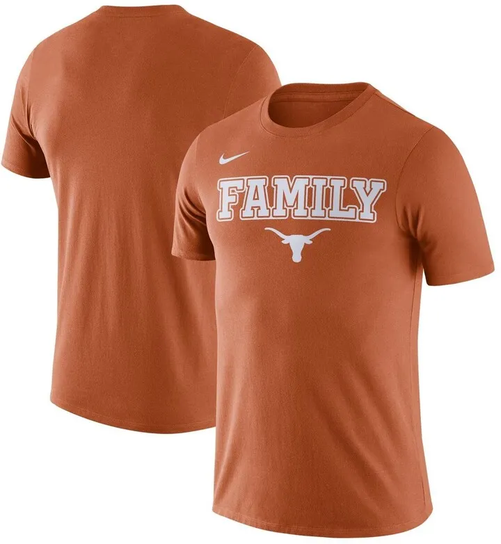 Men's Texas Orange Texas Longhorns Family T-shirt