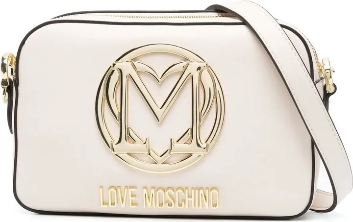 Logo-Plaque Detail Crossbody Bag