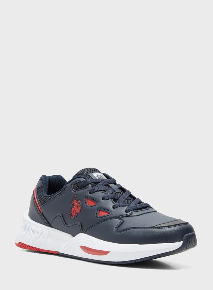 Lace Up Low Top Sneakers