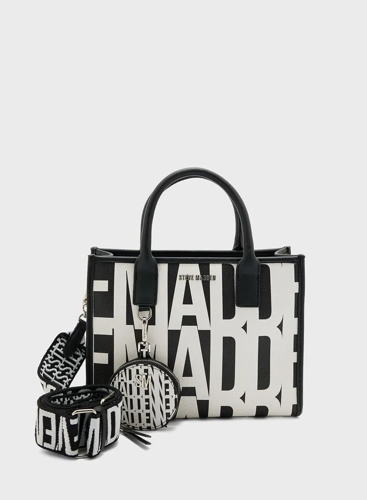 Top Handle Zip Over Tote