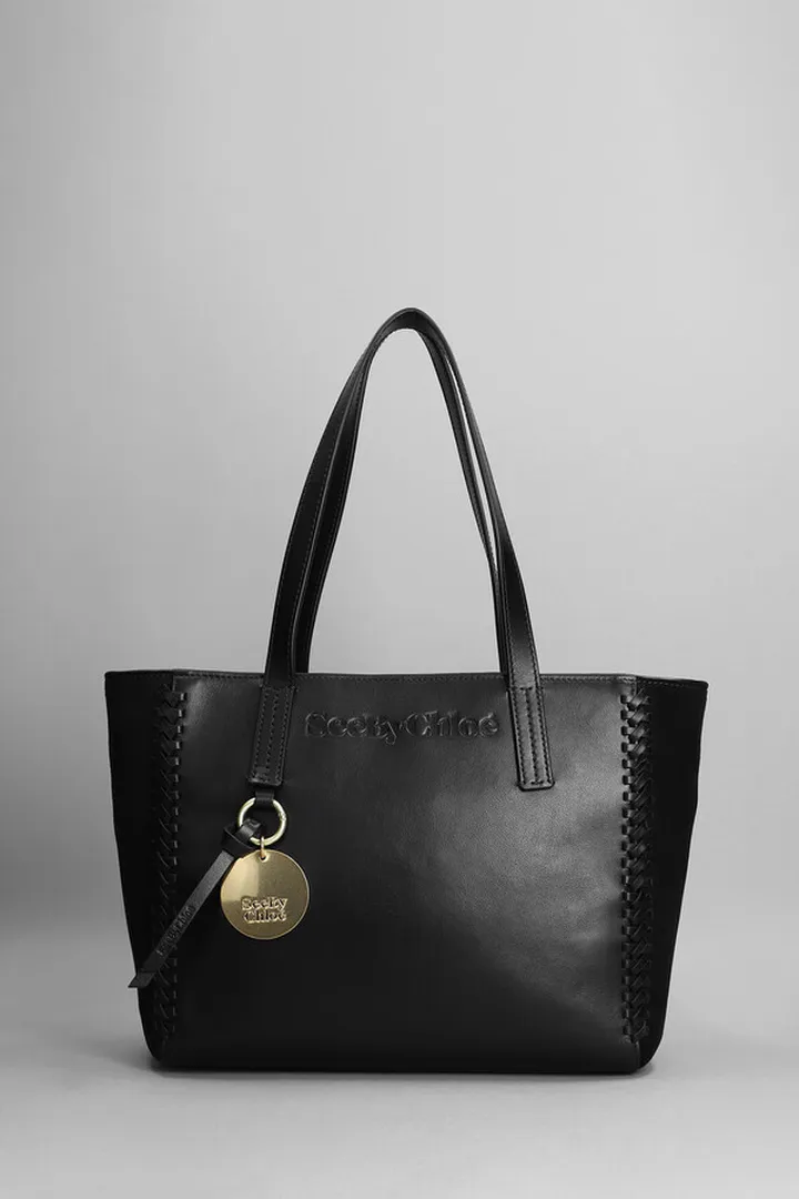 Tilda Tote In Black Leather